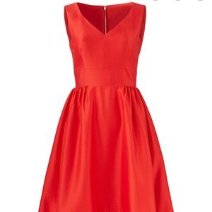 KATE SPADE Red Fit and Flare Dress